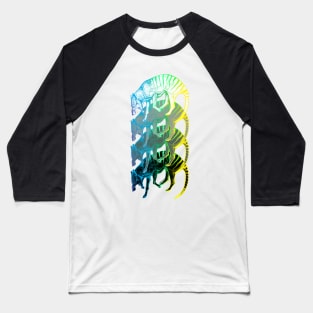 Rainbow Thylacines Baseball T-Shirt